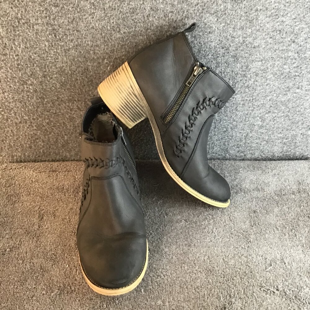 Y2K Billabong Ankle Boots‎ Booties Size 9 Charcoal Gray